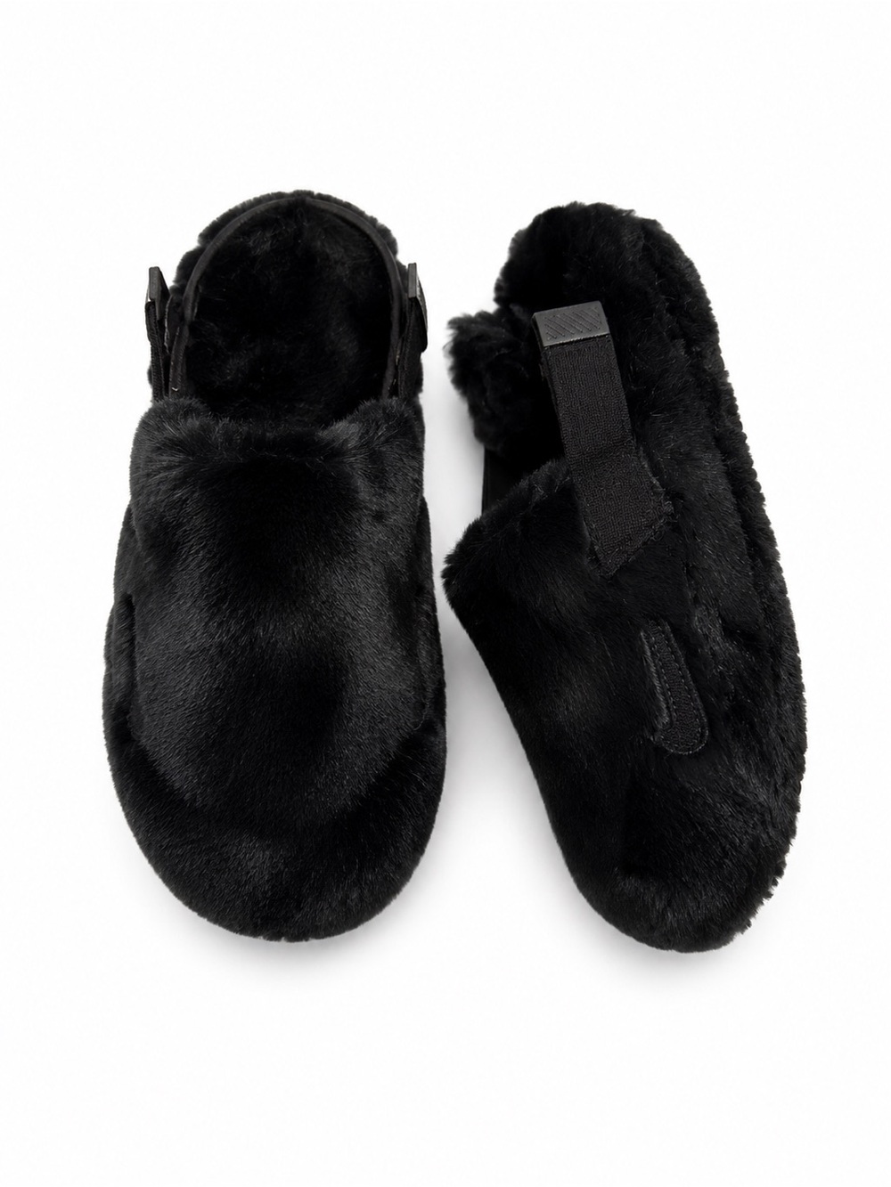 Nike Calm Fuzzy Faux Fur Women's Mule Size 8